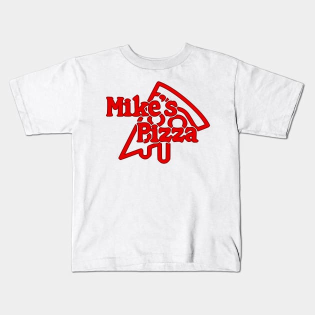 Mikes pizza Kids T-Shirt by masochistfox